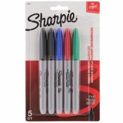 Budget ⌛ Assorted Sharpie Fine Markers - 5 Piece Set 😉