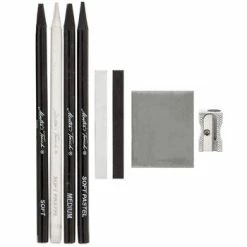 Flash Sale 👏 Pastel & Charcoal Pencils - 8 Piece Set ⌛