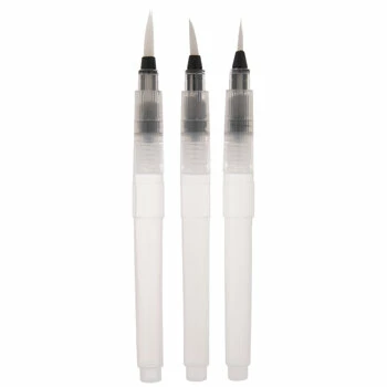 New π Watercolor Round Brush Pens - 3 Piece Set π 1 New π Watercolor Round Brush Pens - 3 Piece Set π