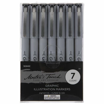 Outlet π€© Black Graphic Illustration Markers - 7 Piece Set π₯ 1 Outlet π€© Black Graphic Illustration Markers - 7 Piece Set π₯