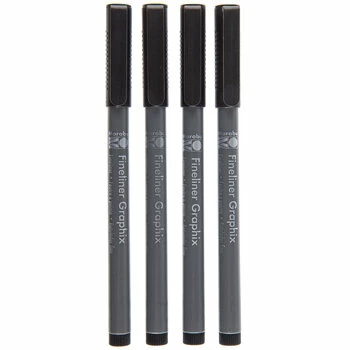 Cheapest π Marabu Fineliner Graphix Pens - 4 Piece Set π€© 1 Cheapest π Marabu Fineliner Graphix Pens - 4 Piece Set π€©