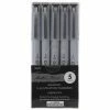 Cheap 😍 Black Graphic Illustration Markers - 5 Piece Set 🛒