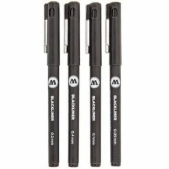 Buy ✔️ Blackliner Permanent Pens - 4 Piece Set ✔️