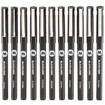Top 10 ⭐ Blackliner Permanent Markers - 10 Piece Set ✨ 1 Top 10 ⭐ Blackliner Permanent Markers - 10 Piece Set ✨