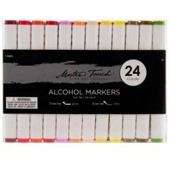 Best Pirce 😉 Master's Touch Twin Tipped Alcohol Markers - 24 Piece Set ✔️