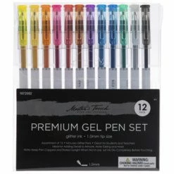 Deals ❤️ Glitter Gel Ink Pens - 12 Piece Set ⌛