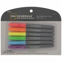 Buy ⭐ Bullet Tip Dry Erase Markers - 6 Piece Set 🧨