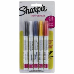 Promo 🥰 Sharpie Fine Point Oil Based Paint Markers - 5 Piece Set 🔥