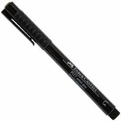 Flash Sale 😍 Black Faber-Castell PITT Artist Bullet Nib Pen - 1.5mm 🤩