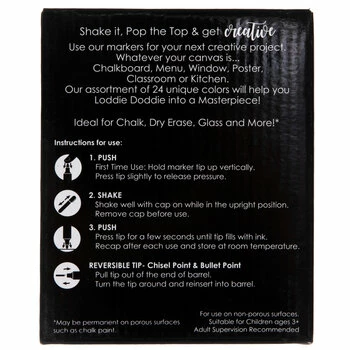 Promo β Assorted Chalk Markers - 24 Piece Set π 2 Promo β Assorted Chalk Markers - 24 Piece Set π - Image 2