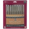 Best Sale 😀 Black Micron Fine Line Ink Pens - 10 Piece Set 😍