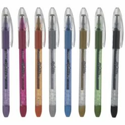Cheapest 😍 Sparkling Metallic Gel Pens - 8 Piece Set 🎁