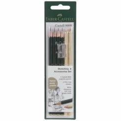 Cheap 🔔 Castell 9000 Graphite Pencils - 7 Piece Set ⌛