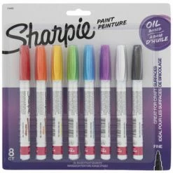 Cheap 😀 Sharpie Fine Point Oil Based Paint Markers - 8 Piece Set 😀