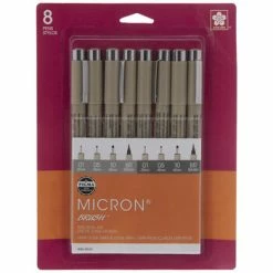 Discount 💯 Light Cool Gray & Cool Gray Micron Brush Pens - 8 Piece Set 🛒