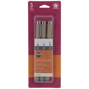 Best Sale π― Cool Gray Micron Archival Ink Pens - 3 Piece Set π 1 Best Sale π― Cool Gray Micron Archival Ink Pens - 3 Piece Set π