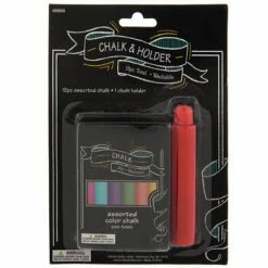 Discount ✔️ Assorted Chalk & Holder 😀