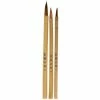 Promo 🧨 Chinese Bamboo Paint Brushes - 3 Piece Set 🛒